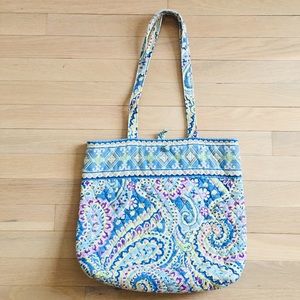 Vera Bradley blue paisley tote